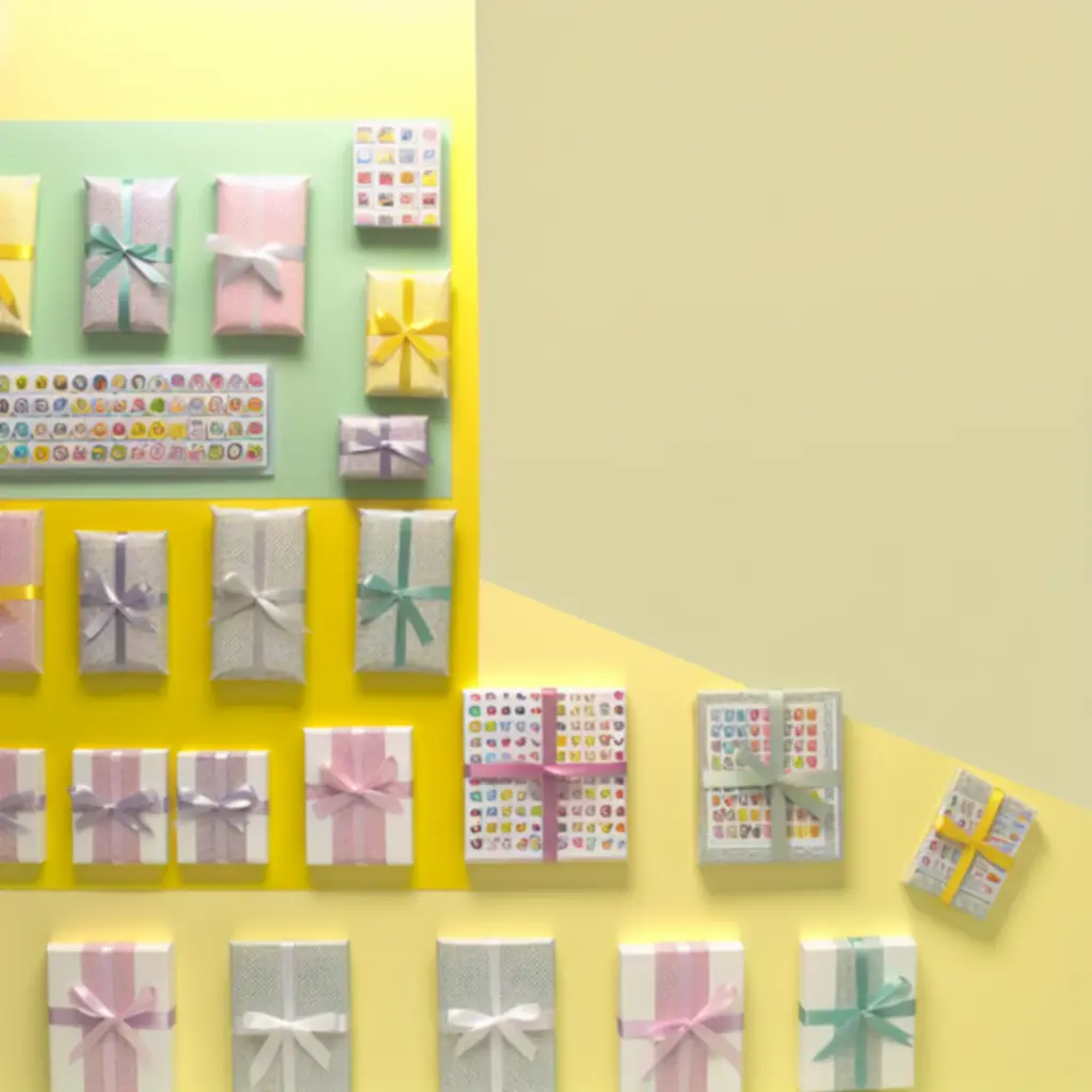 Esztétikusan csomagolt, tematikus matricacsomagok.