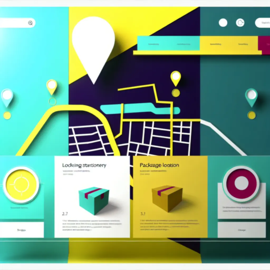 Stacioona csomagkövető műszerfal, valós idejű státusz és helyadatok